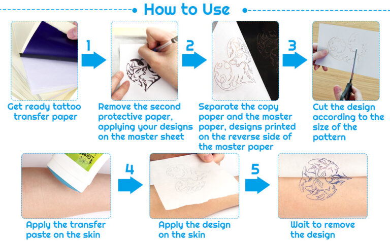 How To Use Tattoo Transfer Paper Effectively { Guide }