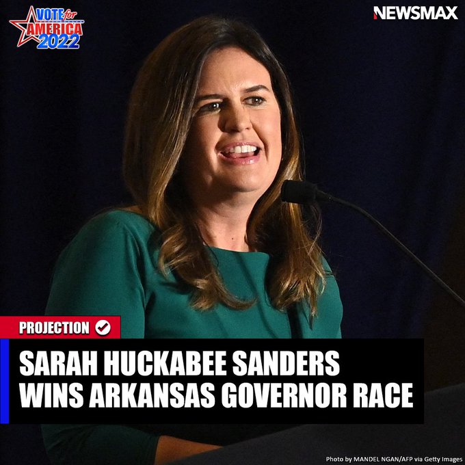 Sarah Huckabee elected as Arkansas’s first woman governor