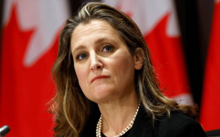 Chrystia Freeland took a stand at the Convoy Hearing