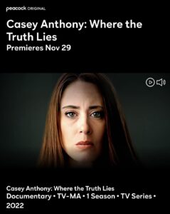 Casey Anthony got a platform from New Peacock to speak on.
