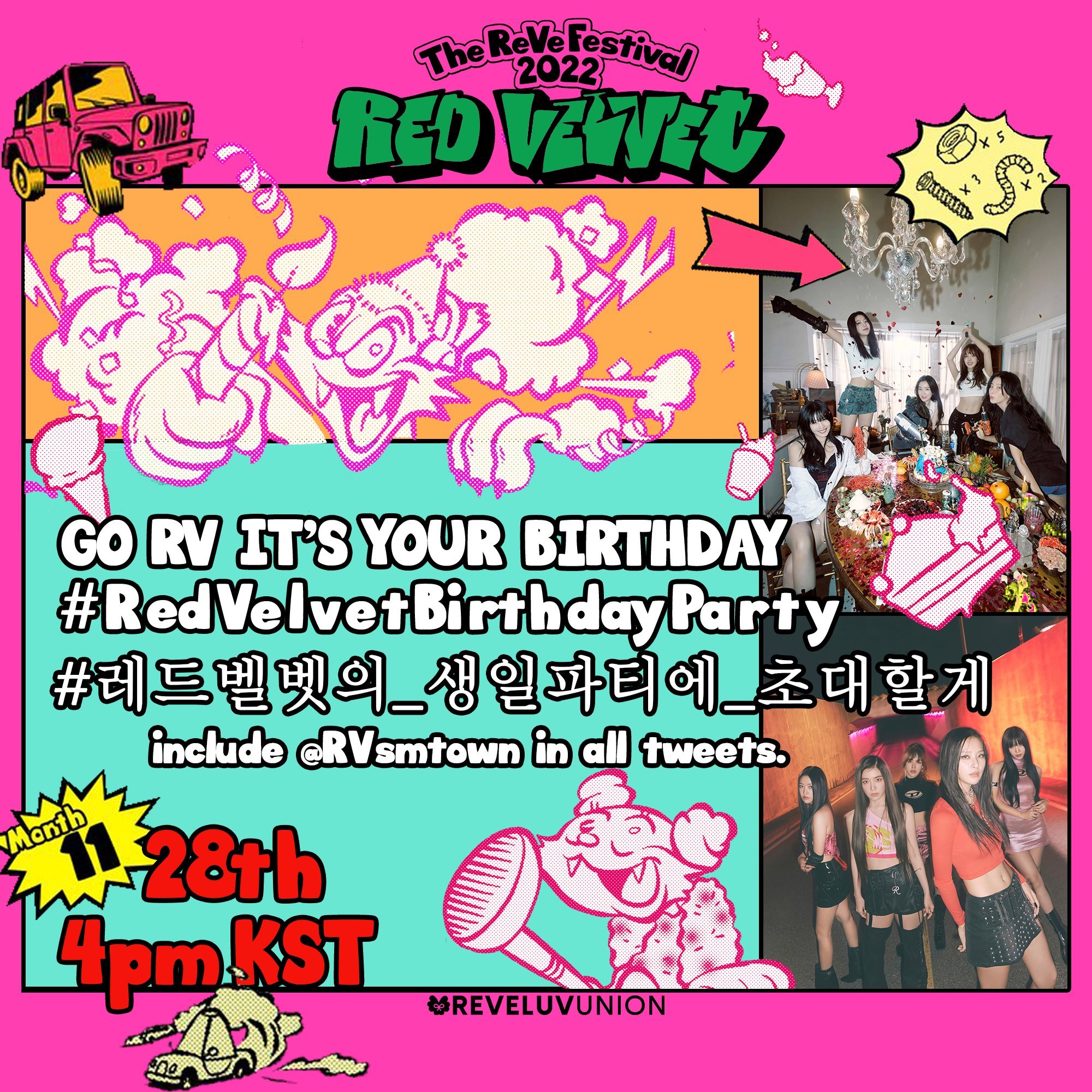The Red Velvet released a mini album-The ReVe Festival-Birthday.