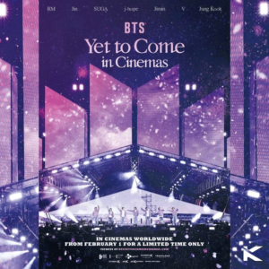 BTS: Yet to Come will release in Cinemas on Feb 1, 2023.