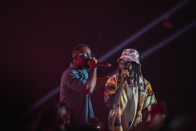 Stonebwoy reunited with Sarkodie at the Bhim Concert 2022