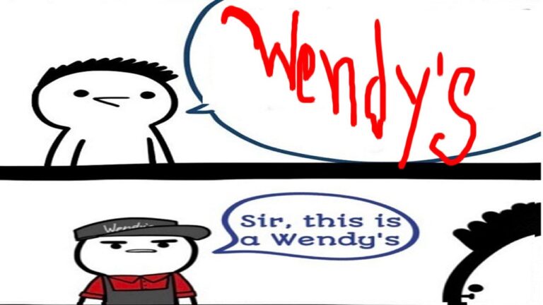 Where did sir this is a wendys come from: Meaning and Origin.