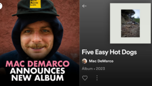 Mac DeMarco releases his new album 'Five Easy Hotdogs' today