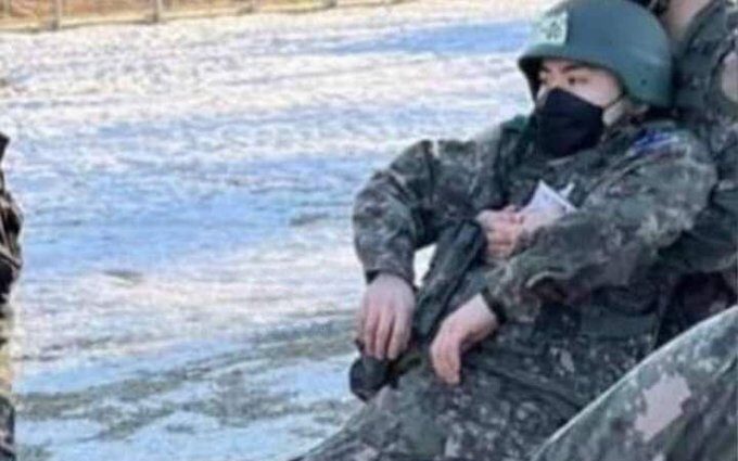 Jin is serving in the South Korean Army 