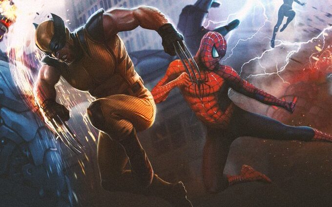 Wolverine and Spider-Man