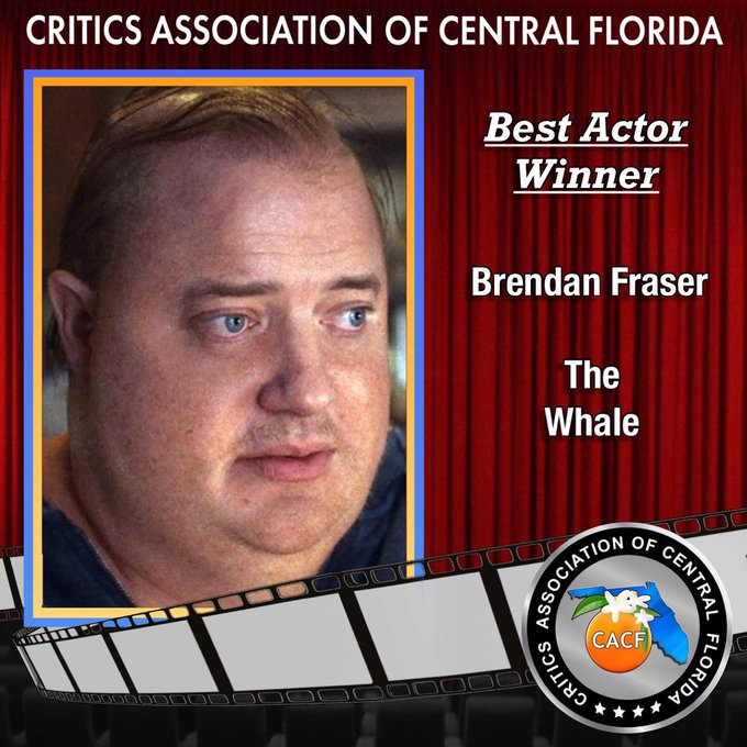  Brendan Fraser won the Best Actor award for The Whale 