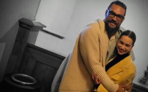 Jason Momoa & Emilia Clarke reunited at Sundance Film Festival