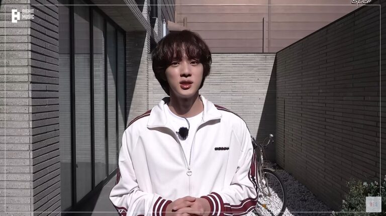 BTS’ Jin shared an emotional video message to the ARMY