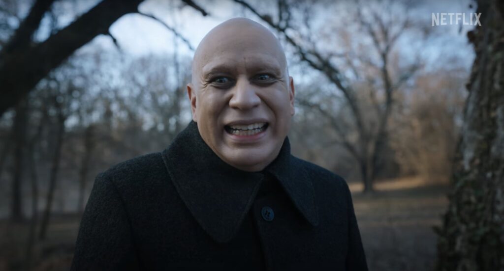 Uncle Fester on Wednesday TV series