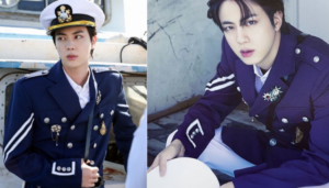 Jin has become the latest celebrity to join "Captain Korea" 
