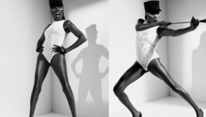 Grace Jones contributes to the New Wolford Campaign as an icon