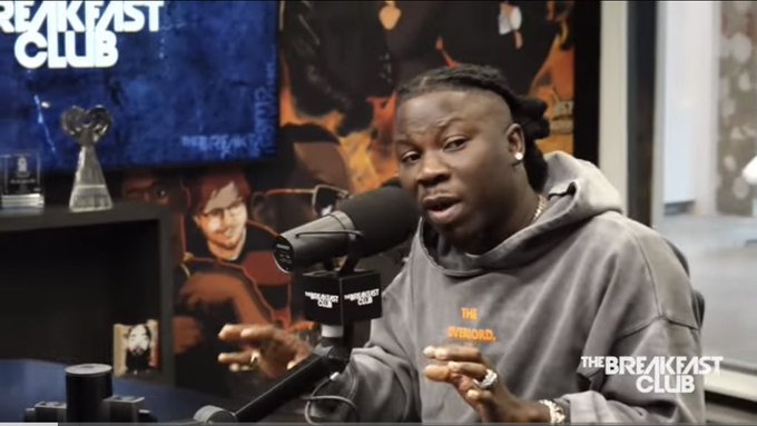 Stonebwoy talked about new music & more in Breakfast Club's interview