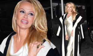 Pamela Anderson looks stunning at the NYC celebration