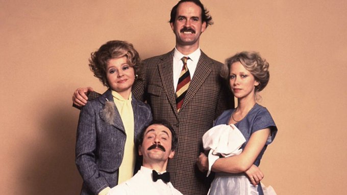 John Cleese in the BBC Two series, Fawlty Towers