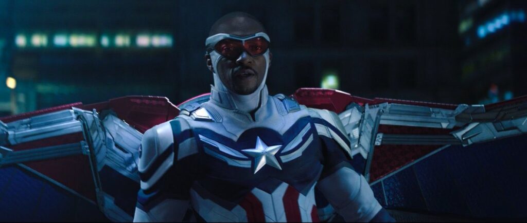 Captain America(played by Anthony Mackie)