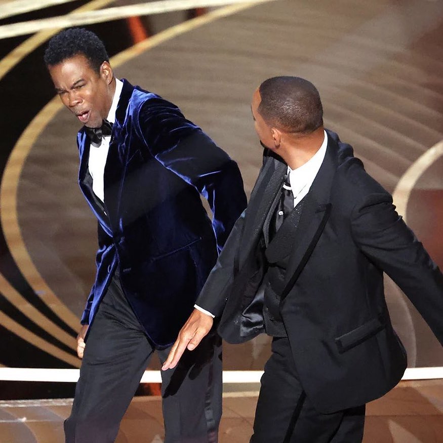 Actor Will Smith slapped host Chris Rock at Oscar