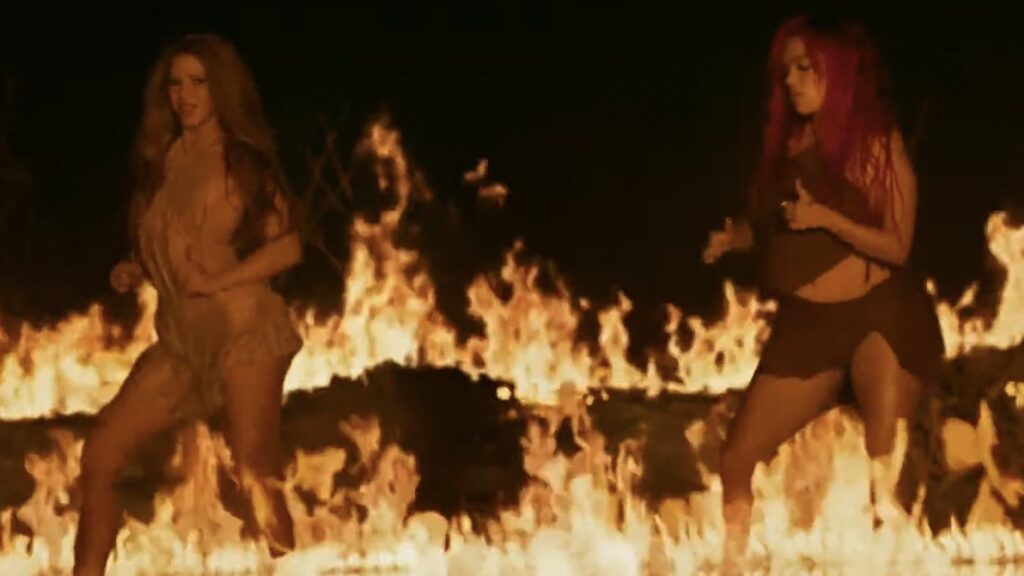 Karol G featured Shakira in her new music video, 'TQG'