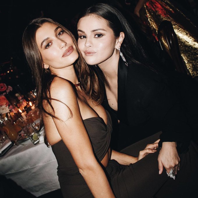 Selena Gomez and Hailey Bieber 