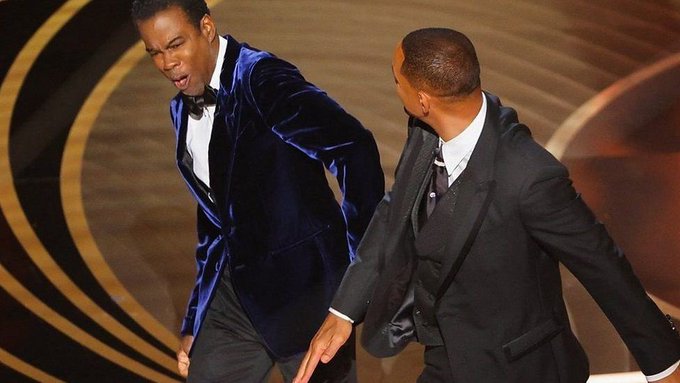 Will Smith slapped Chris Rock at the Oscar ceremony