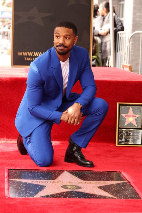 Michael B. Jordan has received a star on the Hollywood Walk of Fame