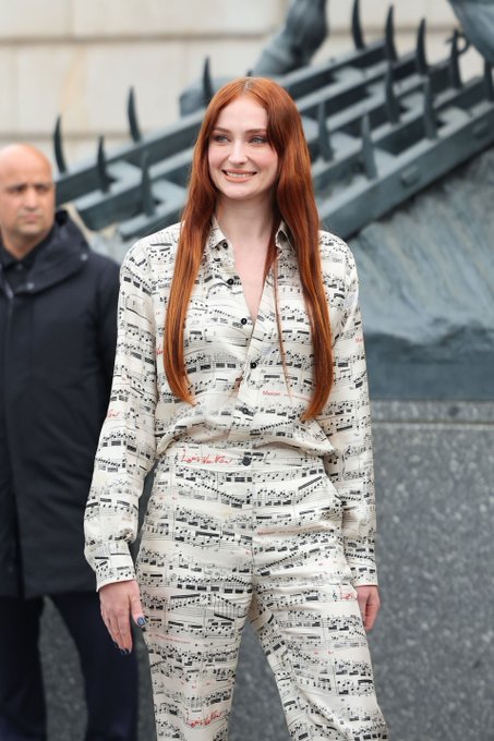Sophie Turner attended the Louis Vuitton fashion show