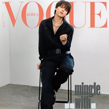 Jimin graces the cover of Vogue Korea