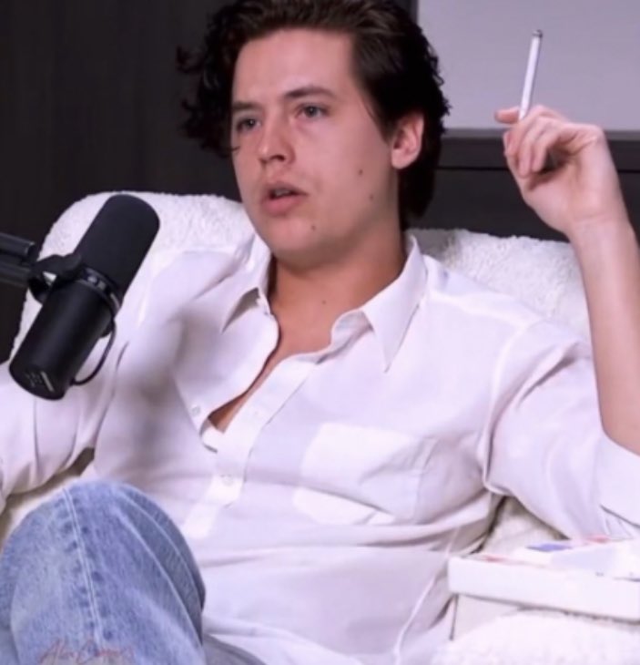 Cole Sprouse at "Call Her Daddy" interview 
