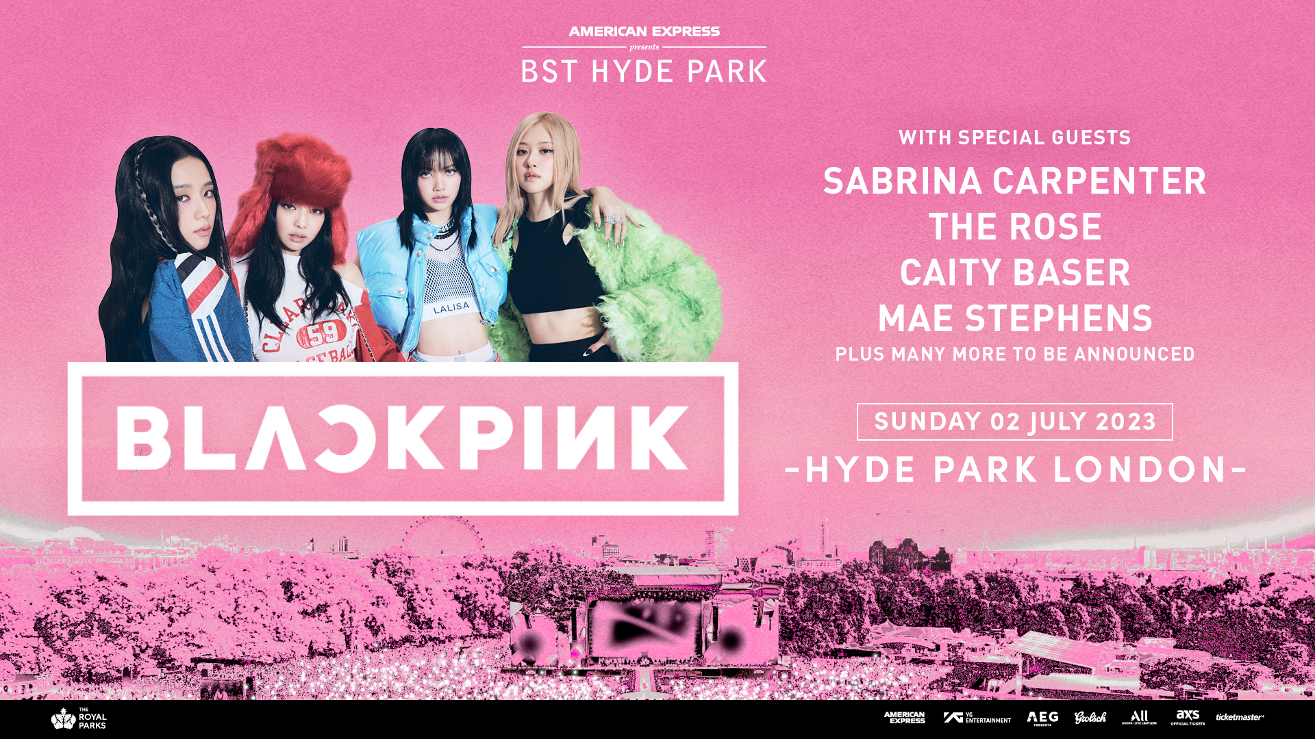 BLACKPINK will perform at their first UK festival in London's Hyde Park