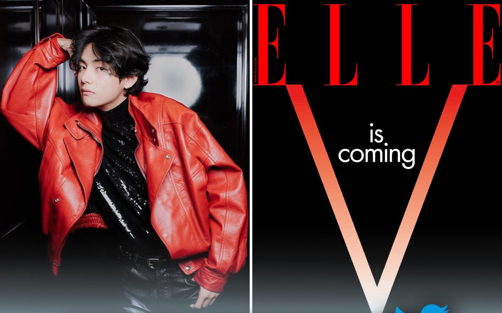 V (Kim Taehyung) is coming as the cover model for Elle Korea