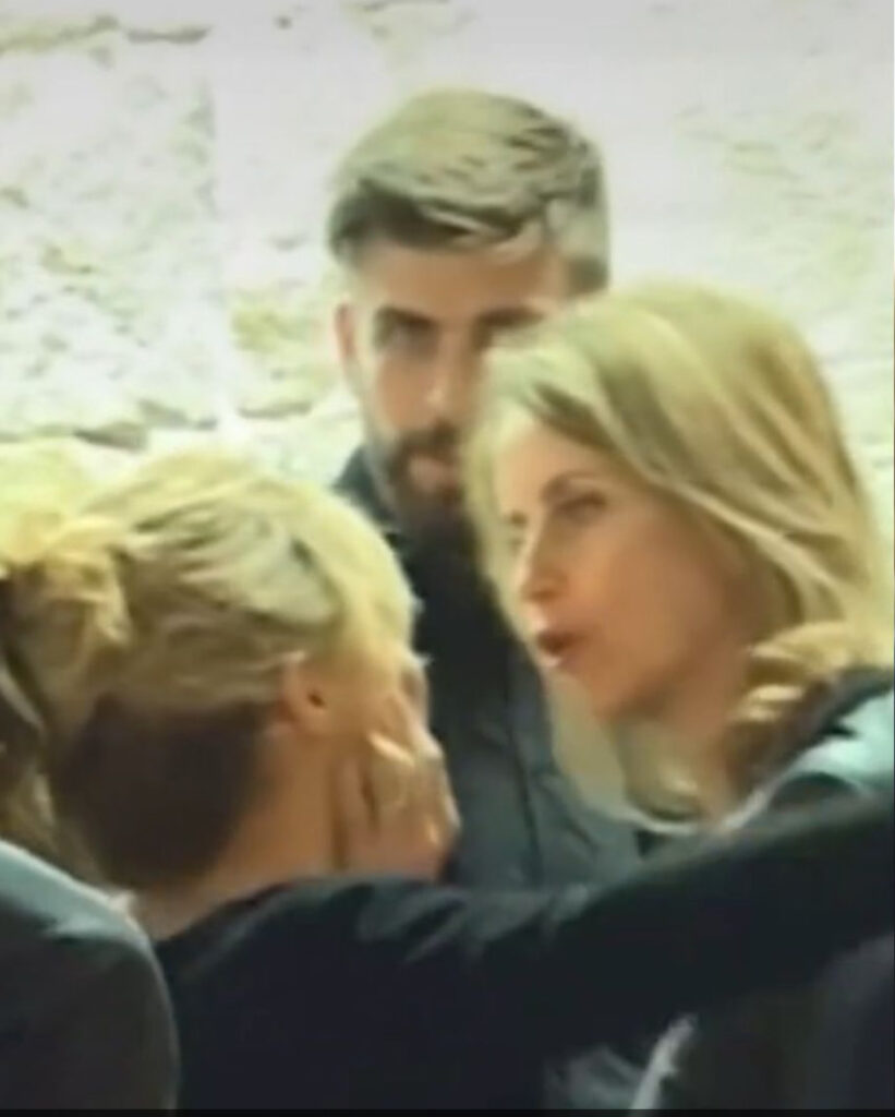 Shakira and Gerard Piqué's mother engaged in a physical fight