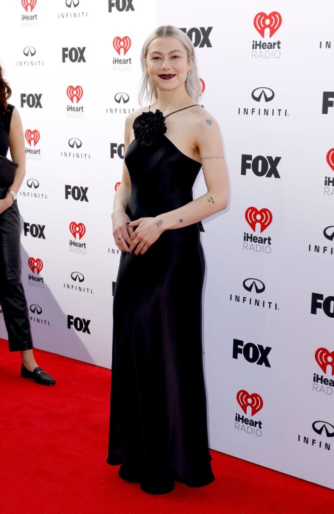 Phoebe Bridgers at The iHeartRadio Awards red carpet